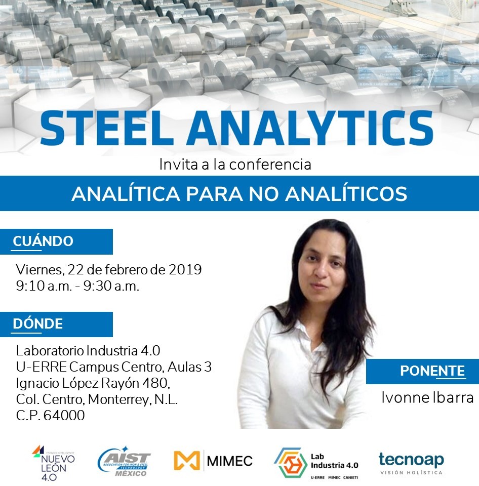 Te invitamos a la conferencia ''Analítica para no analíticos''