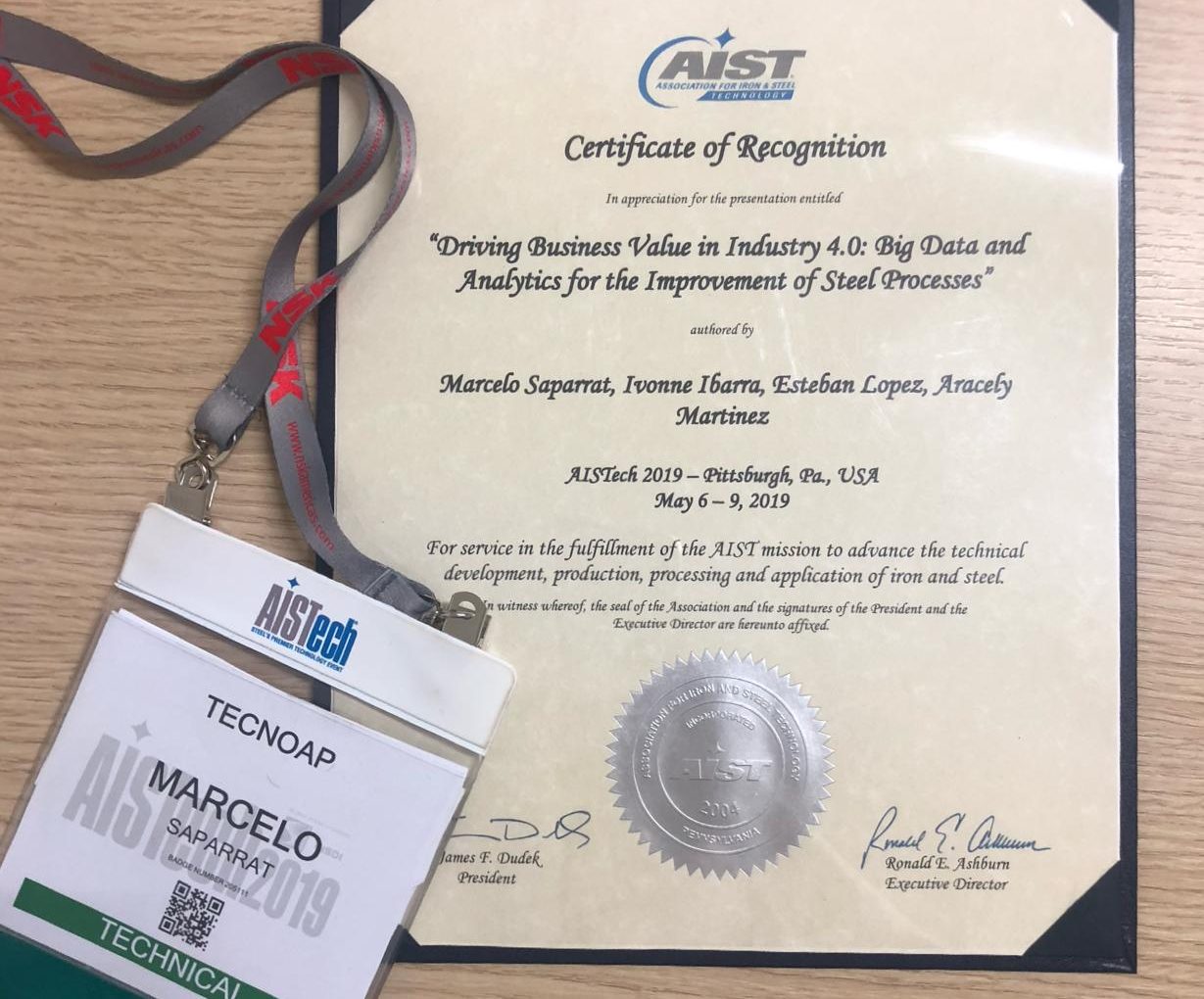 Tecnoap en AISTech 2019