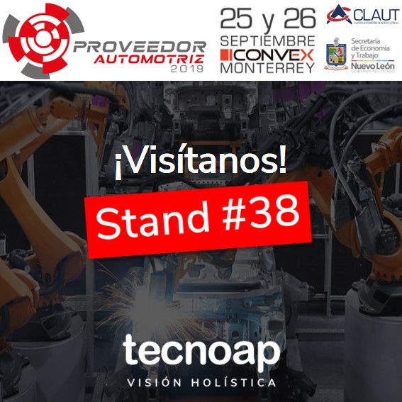 ¡Visítanos en nuestro stand en Proveedor Automotriz 2019!