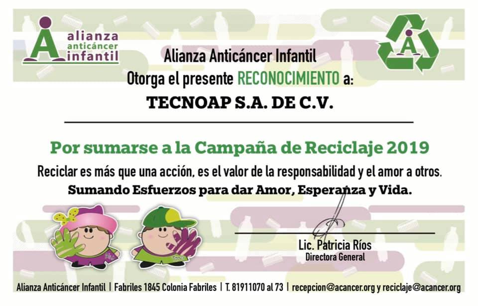 ¡Nos sumamos a la Campaña de Reciclaje!