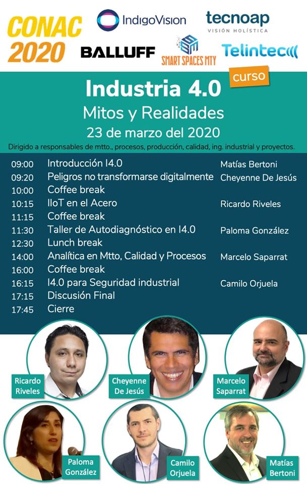Tecnoap te invita al curso de I4.0 en CONAC2020